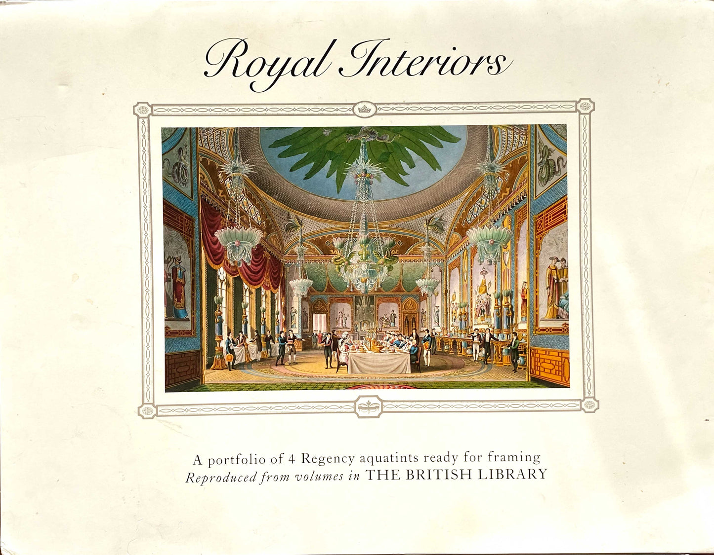 ROYAL INTERIORS, 4 REGENCY AQUATINTS