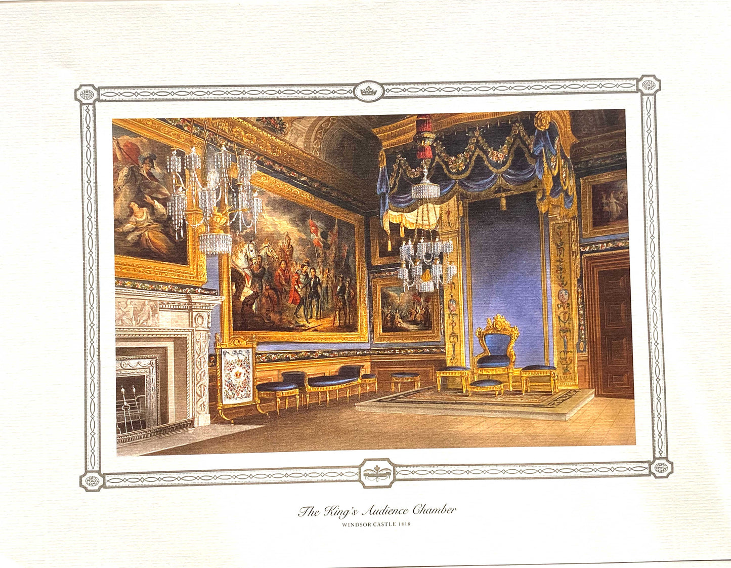ROYAL INTERIORS, 4 REGENCY AQUATINTS