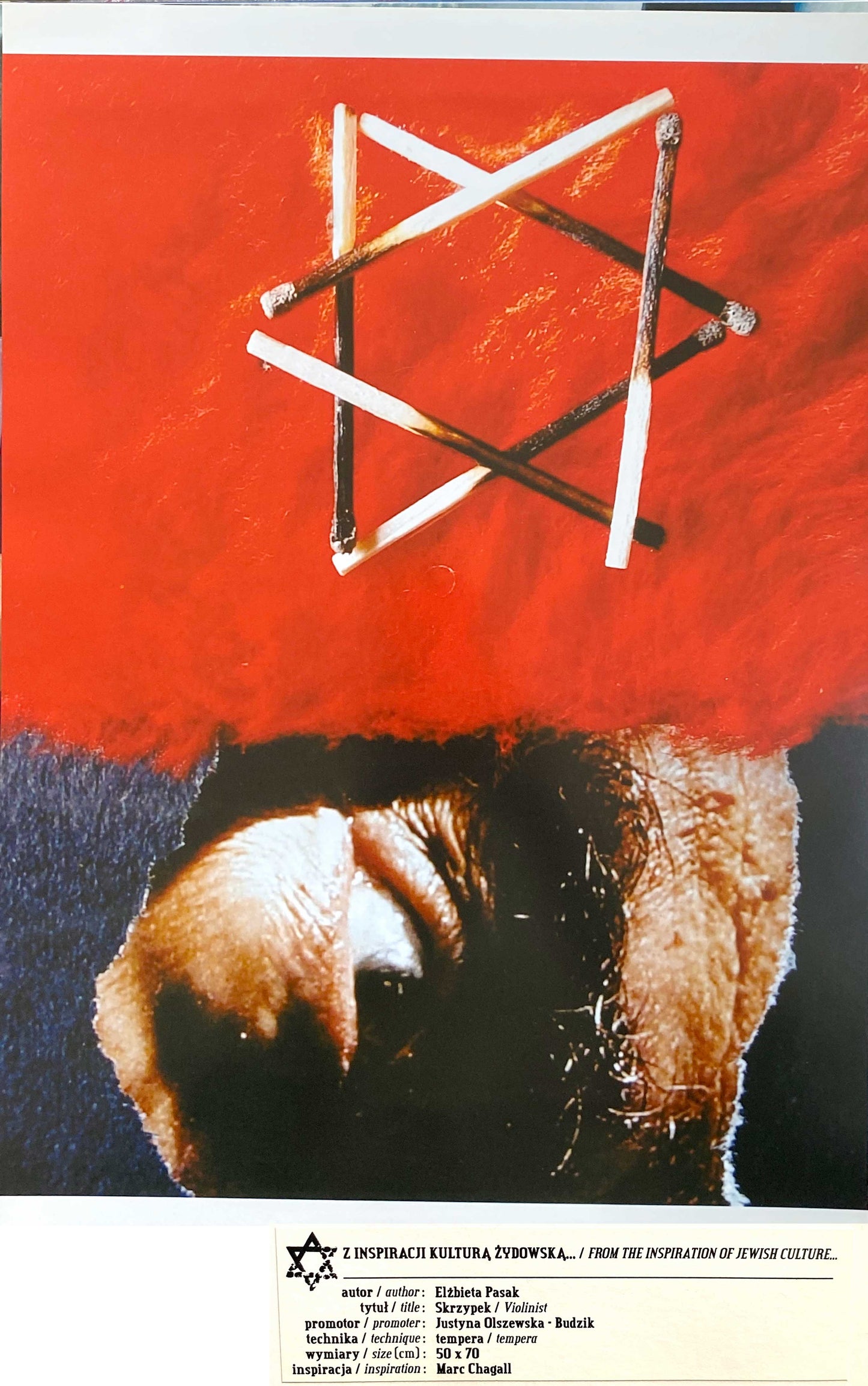 Poland Polish Jewish Art. Inspired by the Jewish Culture Bibliophile Portfolio.