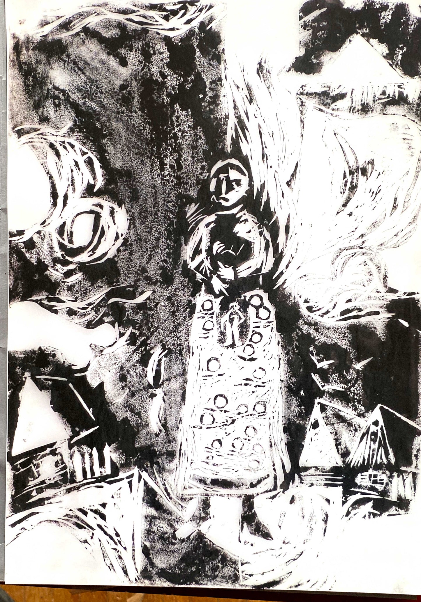 Poland Polish Jewish Art. Inspired by the Jewish Culture Bibliophile Portfolio.