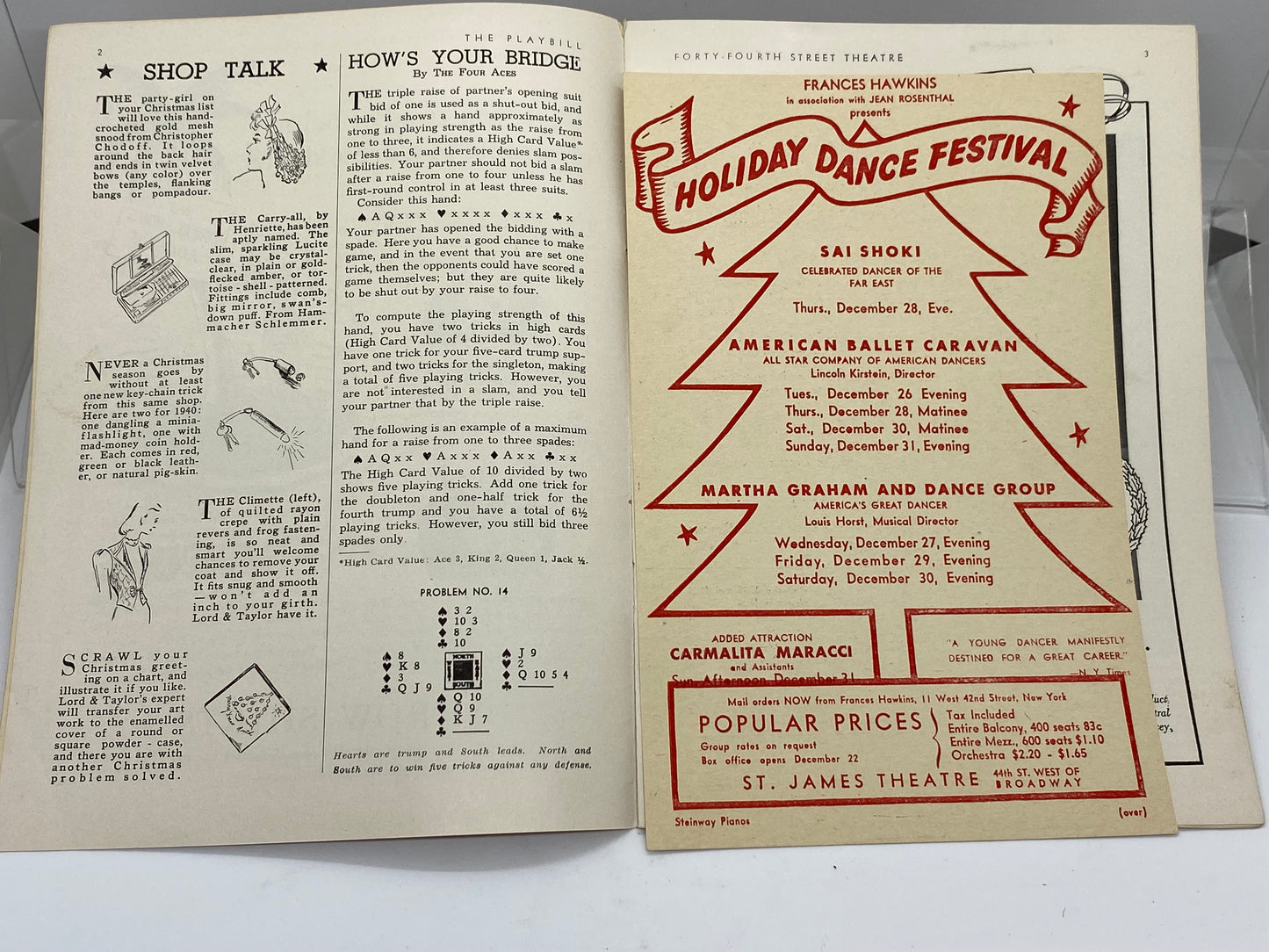 THE PLAYBILL FOR THE FORTY-FOURTH STREET THEATRE