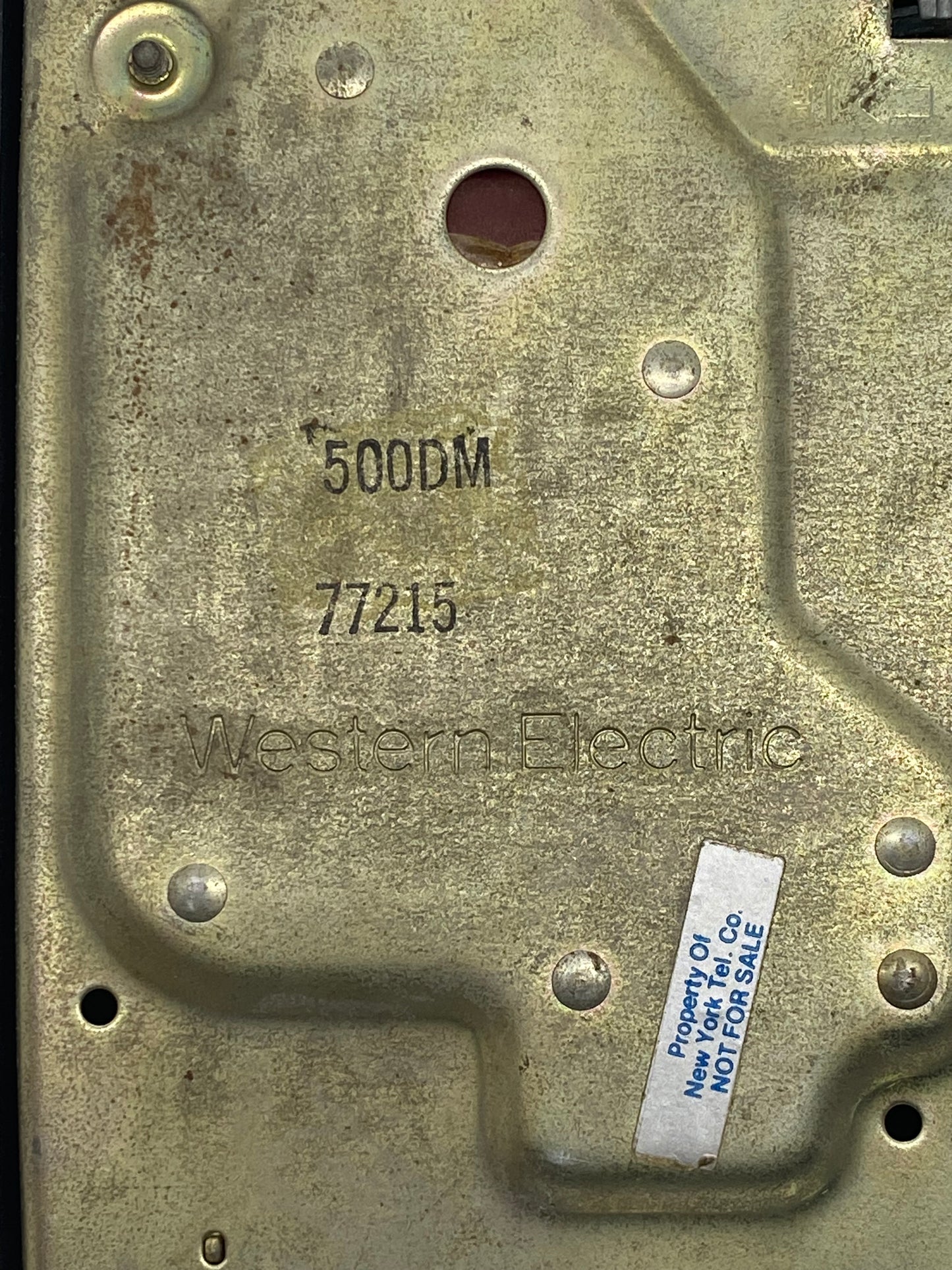 WESTERN ELECTRIC 500 DM 77215 VINTAGE rotary phone