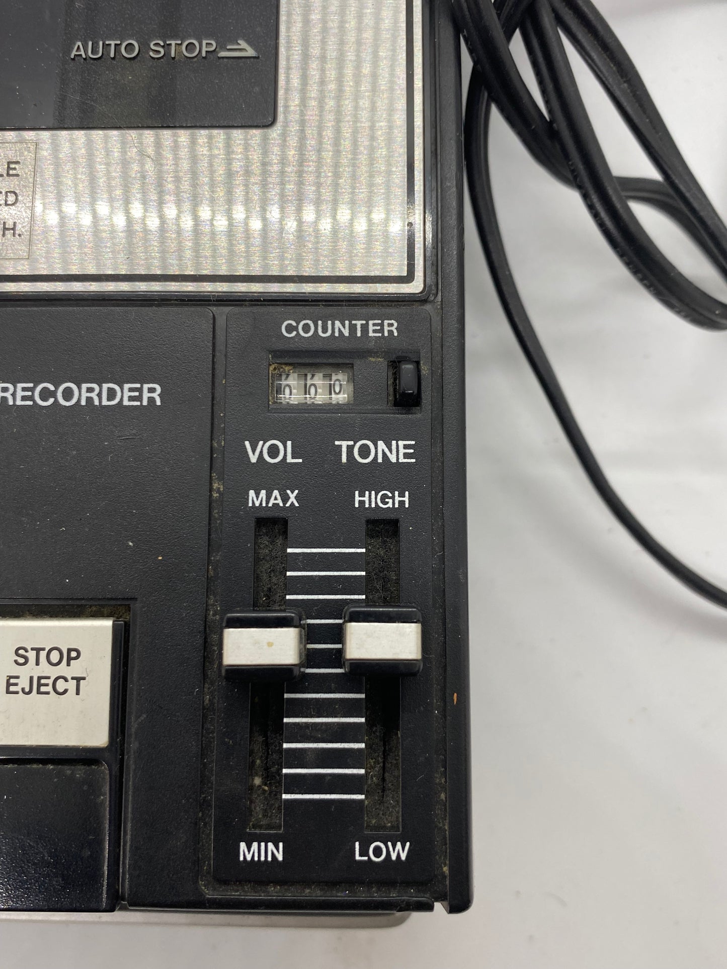 PORTABLE Sears Cassette Recorder