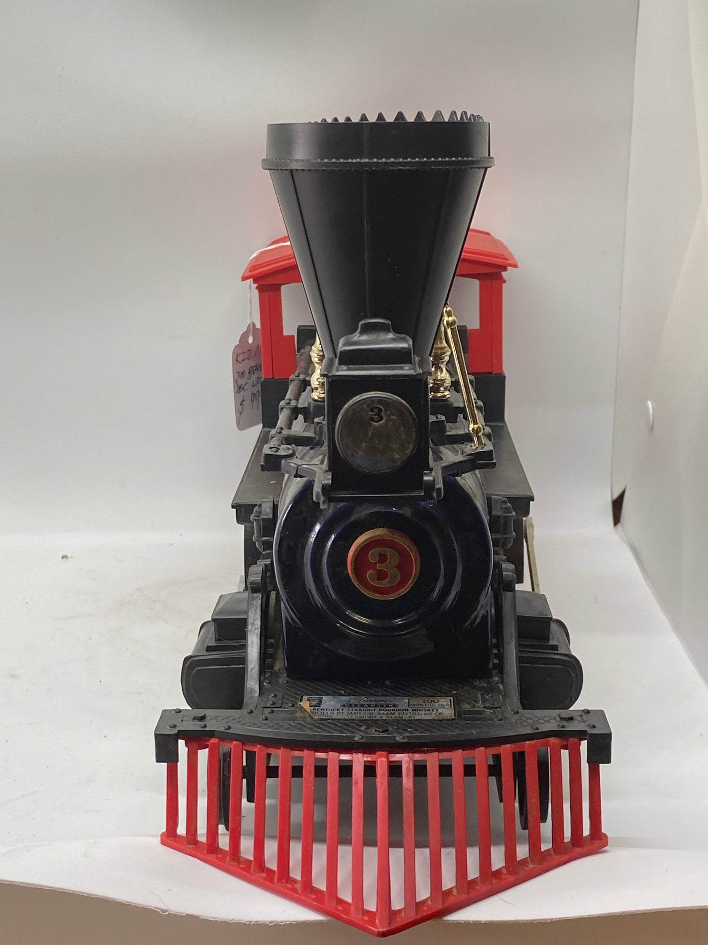 VINTAGE JIM BEAM STEAM ENGINE 3 DECANTER