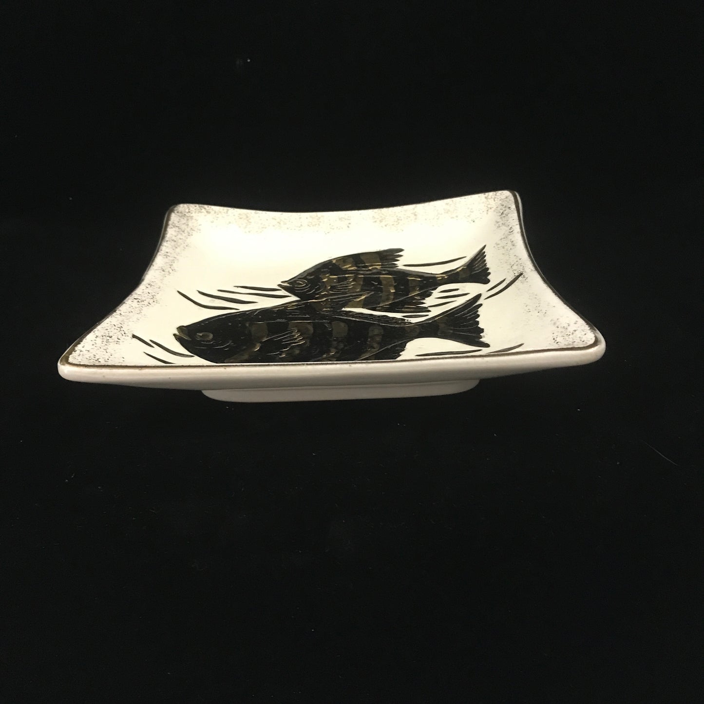 Vintage Decorative Ceramic Bowl Dish Fish Design