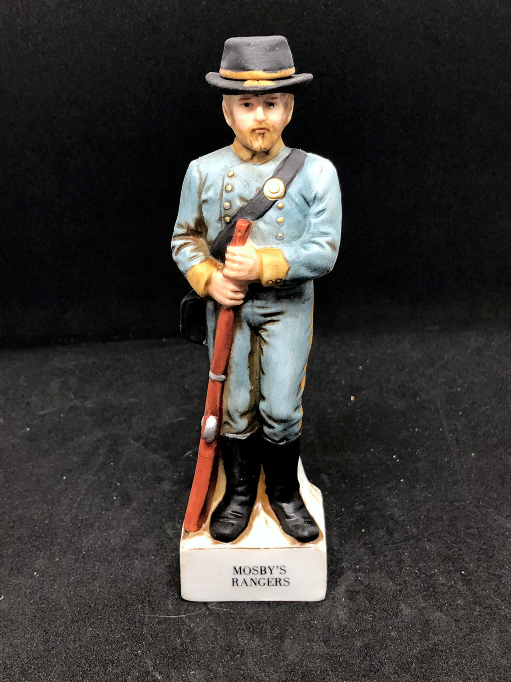 MOSBY'S RANGER 2oz Decanter Mini Soldier (1975)