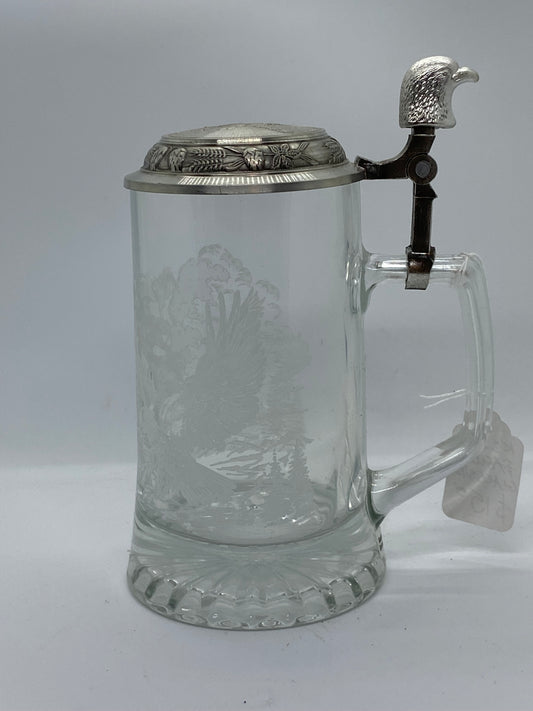 Vintage Glass Mug Beer Stein