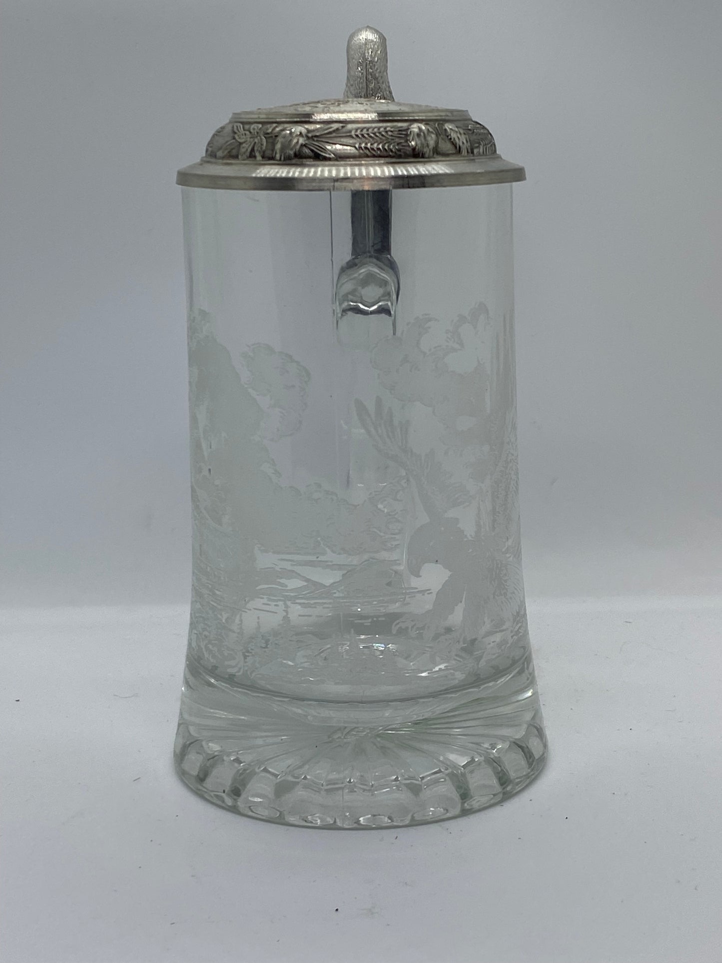 Vintage Glass Mug Beer Stein
