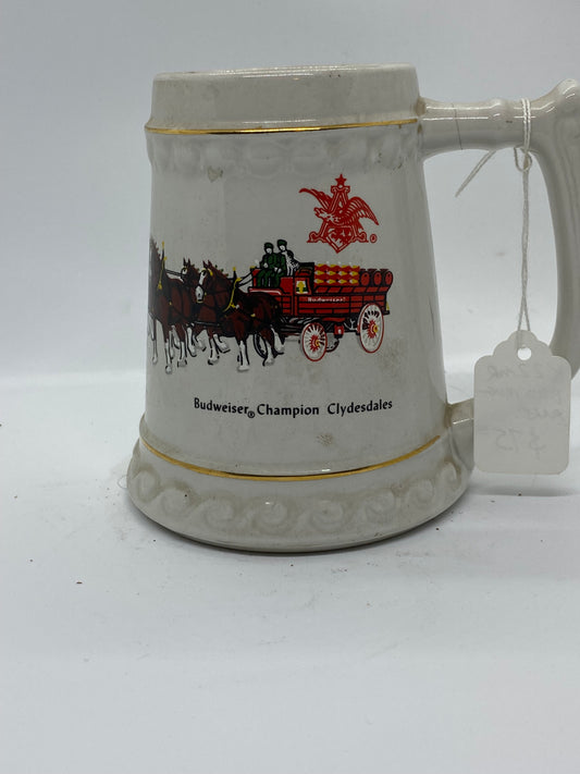Vintage Mug Beer Stein Budweiser Champion