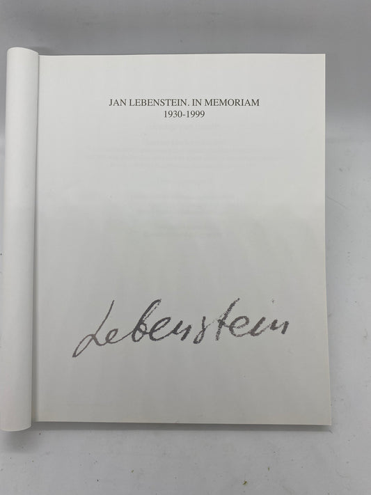 JAN LEBENSTEIN - IN MEMORIAM 1930-1999.