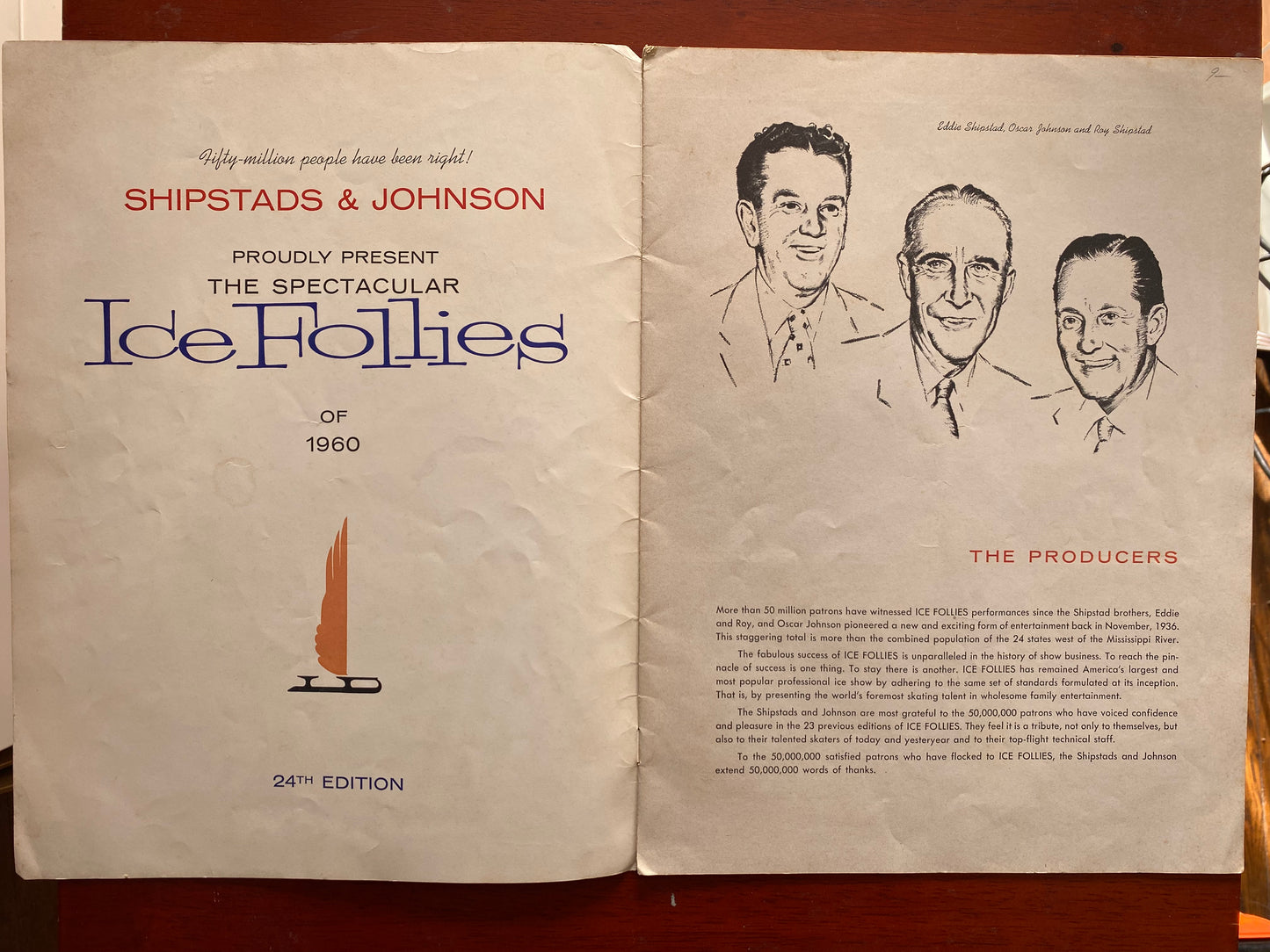 ICE FOLLIES OF 1960 PROGRAM