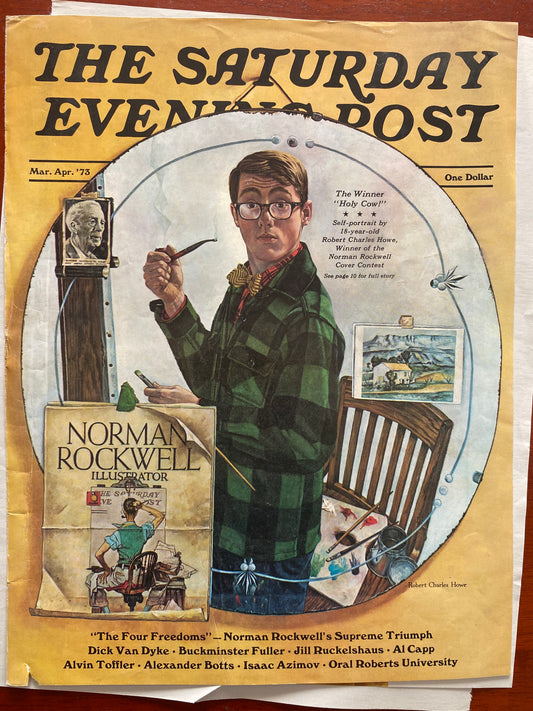 THE SATURDAY EVENING POST 3 PAGES OF  an advertisement