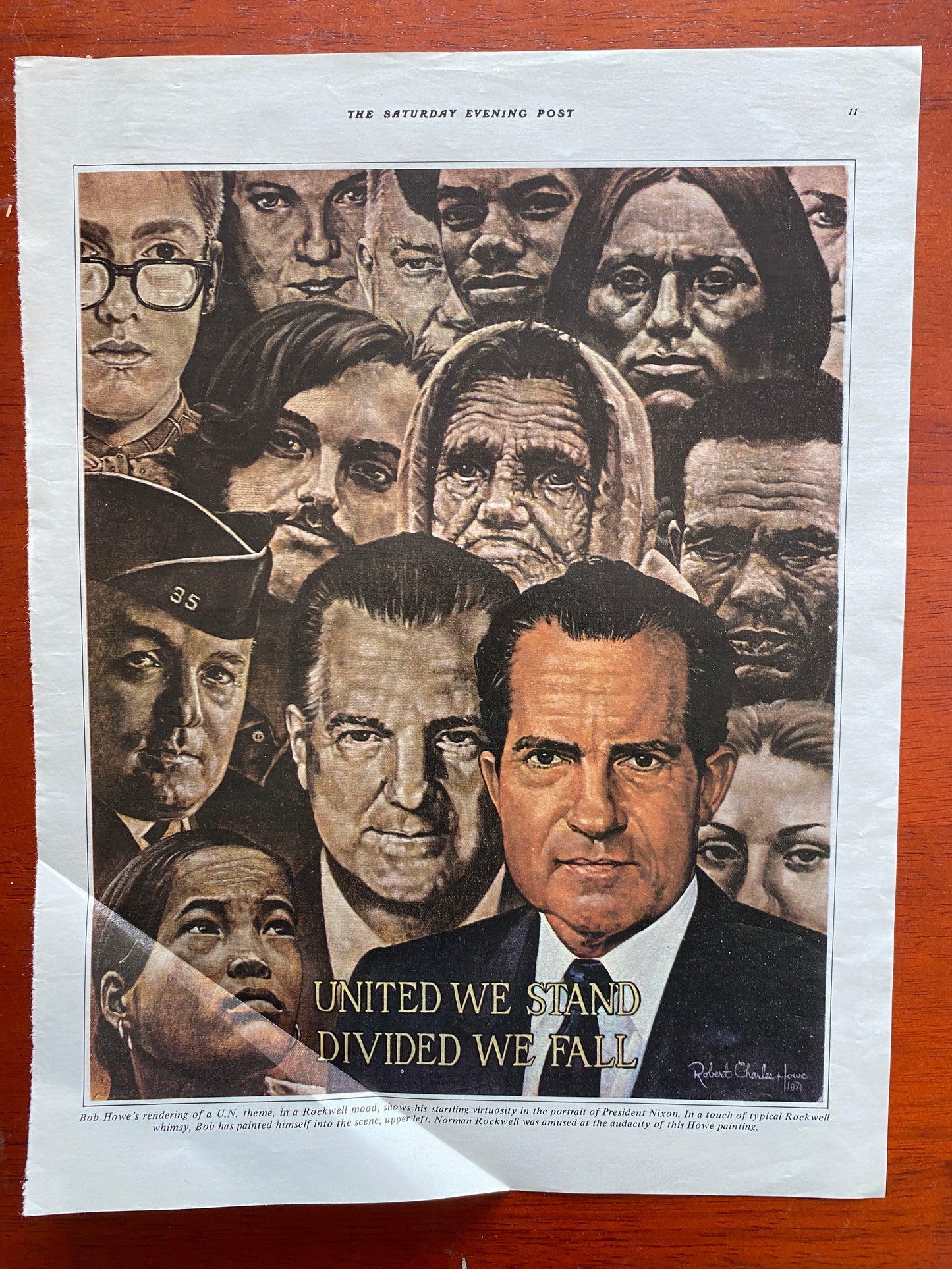 THE SATURDAY EVENING POST 3 PAGES OF  an advertisement