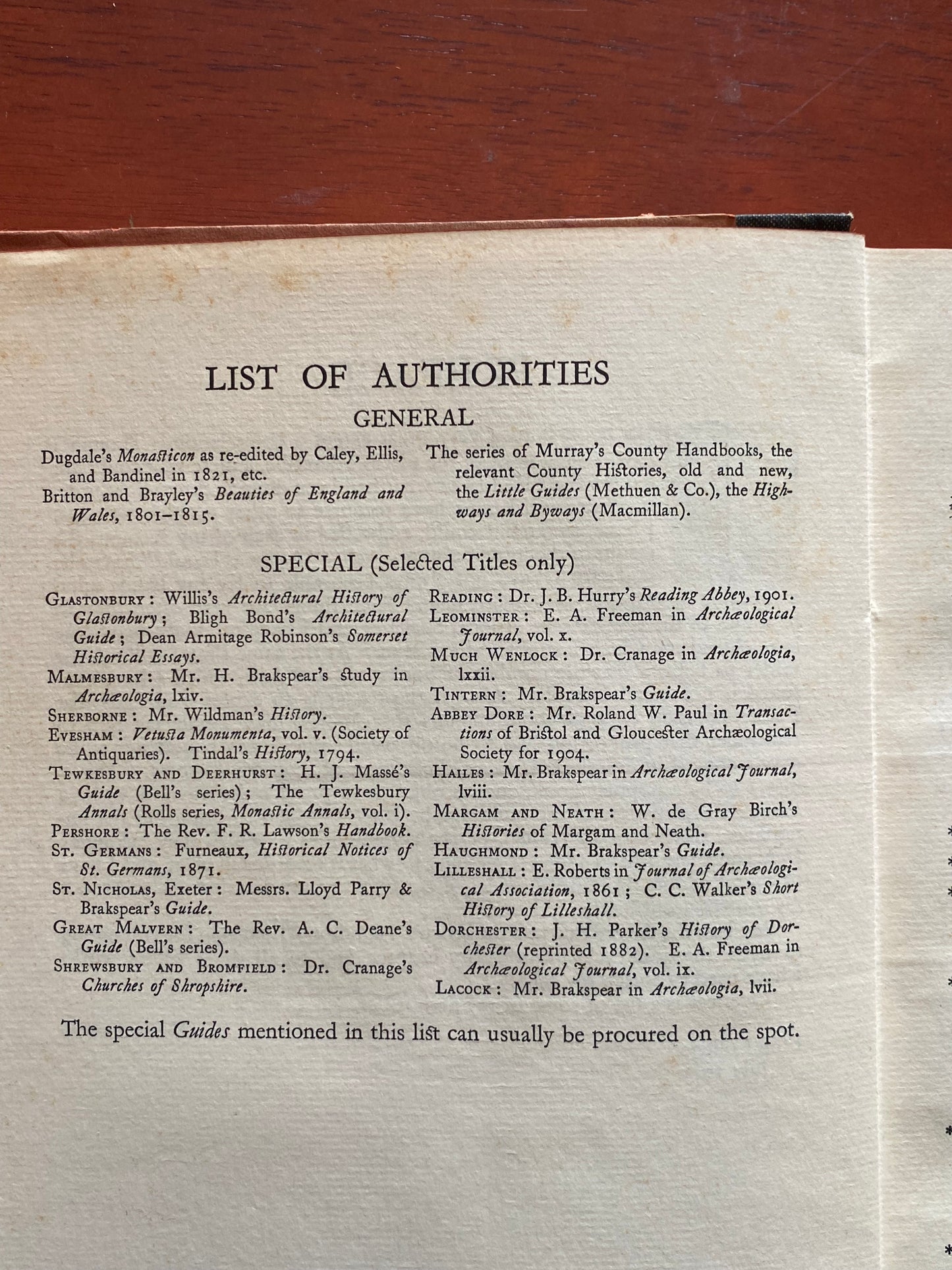 ABBEYS by M. R. James